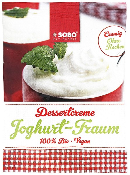 Dessertcreme Joghurt-Traum - vegan - 58g