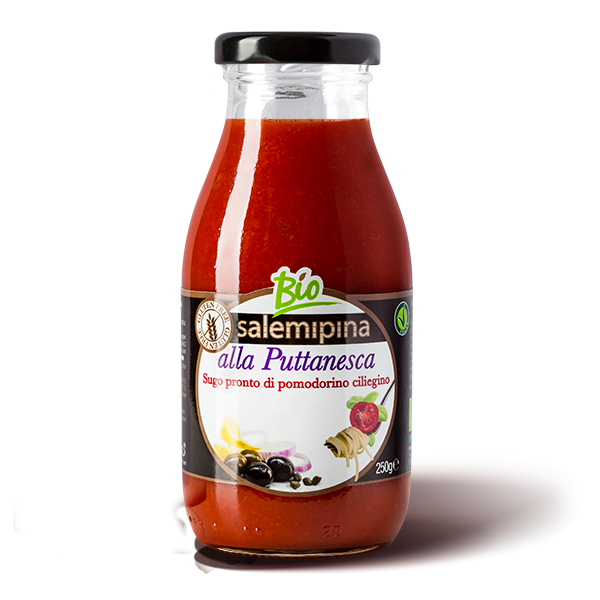 Tomatensauce Puttanesca - vegan und bio - 250g