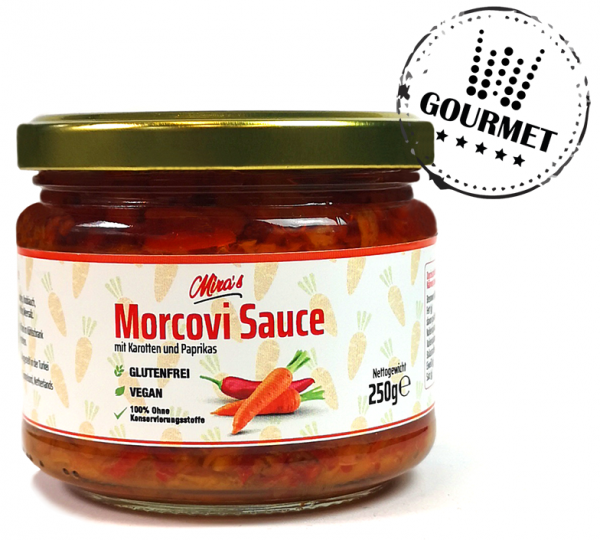 Morcovi Sauce - Karotte und Paprika - Vegan - 250g