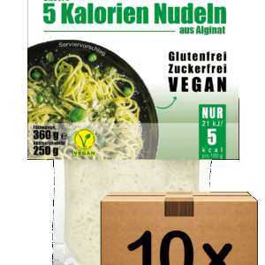 5 Kalorien Nudeln - Algen Nudeln - 10 x 250g