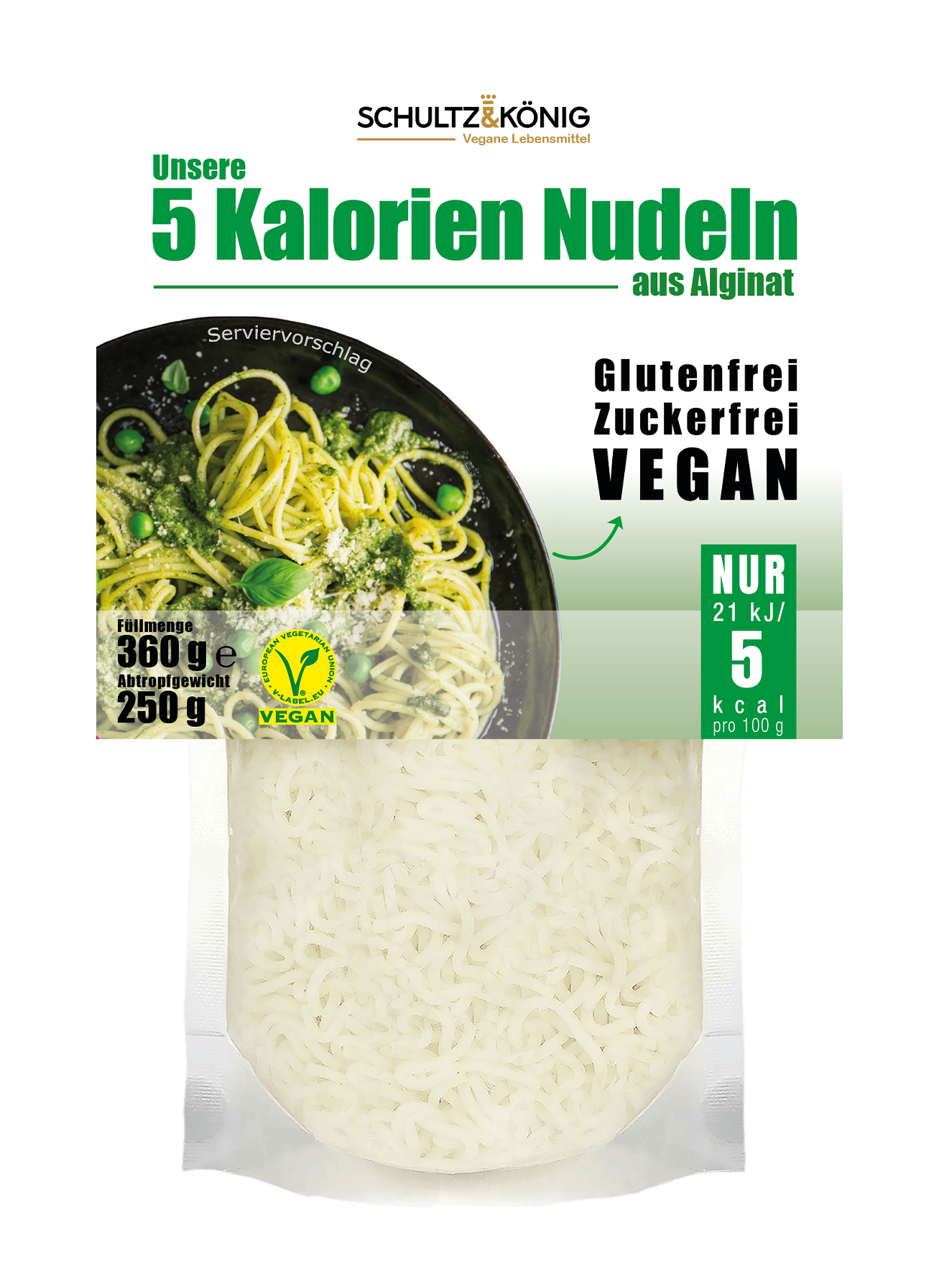 5 Kalorien Nudeln – Algen Nudeln – 250g
