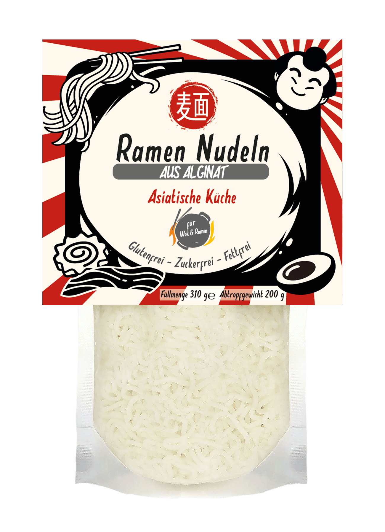 Ramen Nudeln – Algen Nudeln –  200g